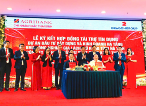 DragonGroup hợp tác với Agribank Bắc Thái Bình triển khai dự án khu công nghiệp tại Hà Tĩnh